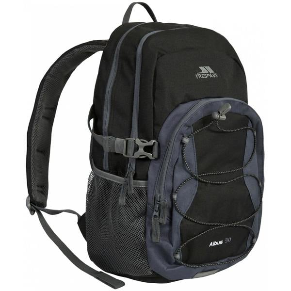 Trespass Albus 30 Litre Casual Rucksack/Backpack - Ash - 