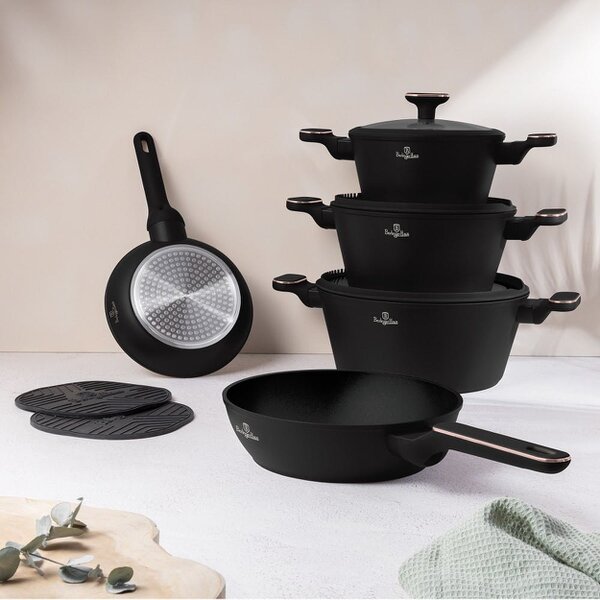 Berlinger Haus Black Rose BH8362 – 10 Piece Cookware Set