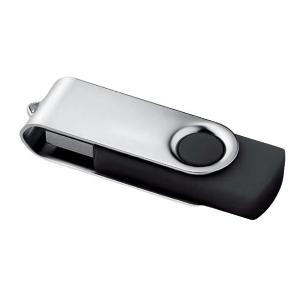 MidOcean Techmate 4GB USB Flash Drive - Black - 