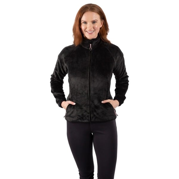 Trespass Women's TELLTALE Winter Fleece Jacket - Black