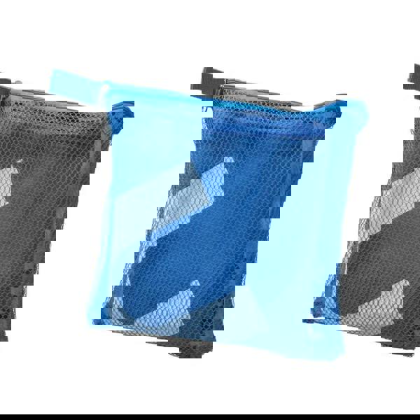 Blue Simply Swim large microfibre towel with mesh first aid kit