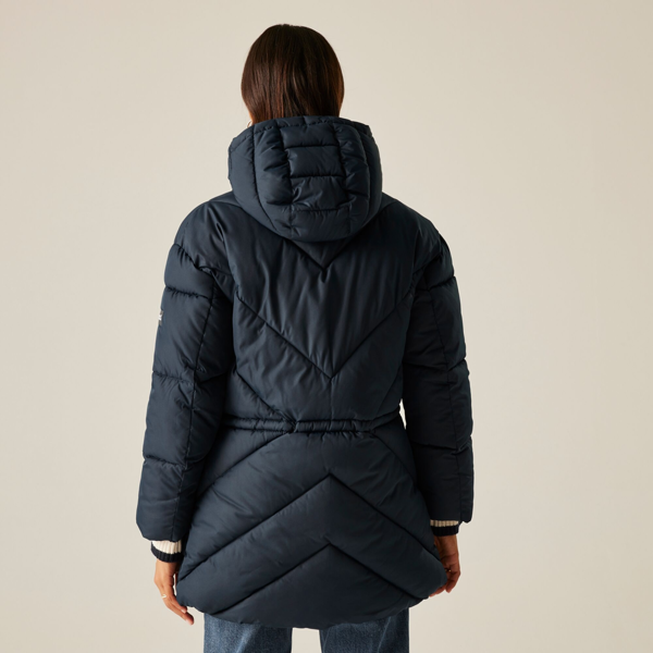 Regatta Womens Rusey Quilted Padded Jacket - Navy