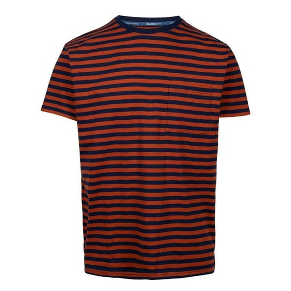 Trespass Mens Mahe Striped T-Shirt - Orange