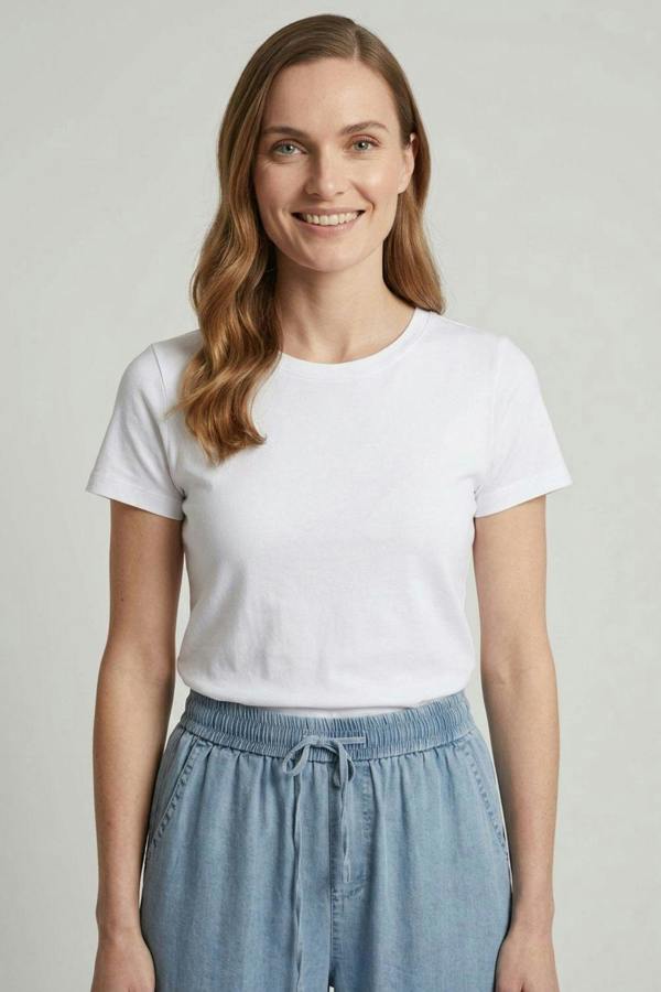 Blue | Tie Waist Wide Leg Casual Trousers