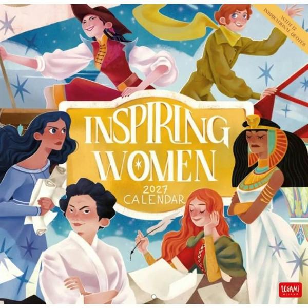 Inspiring Women Who Changed the World Calendar 2027, Wall Calendars, Month To View, History & Literature, Gift