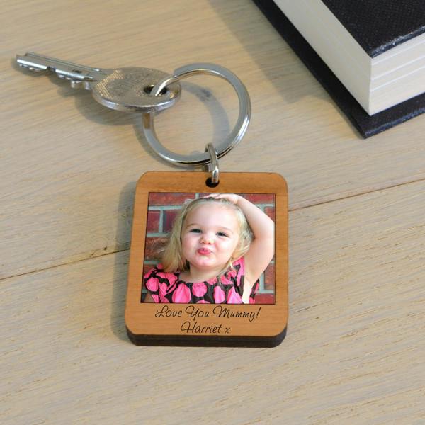 Abode Home & Gifts Polaroid Style Photo Keyring