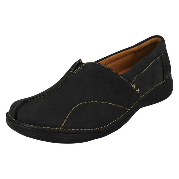 Clarks Ladies Clarks Un Structured Slip On Casual Shoes Un Loop Stride
