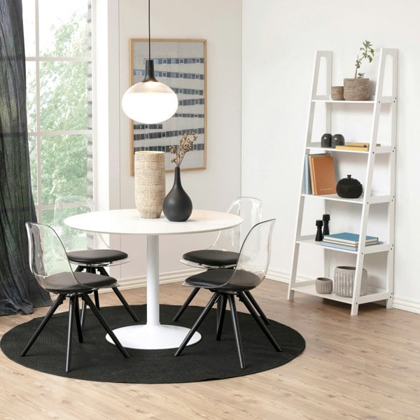 Furniture To Go Wally Bookcase with 5 shelves in White