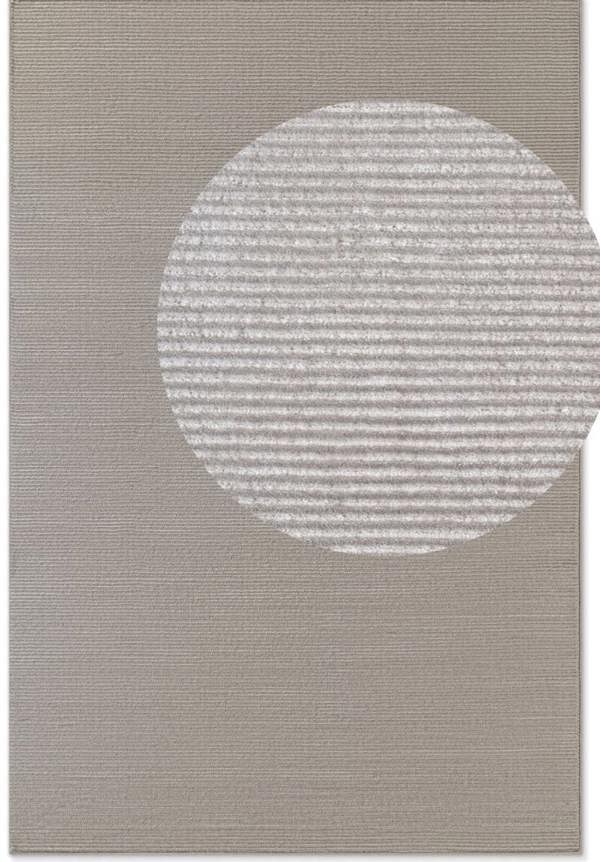 Hanse Home Perles Shortpile Cream Rug Dolomite – Modern Striped