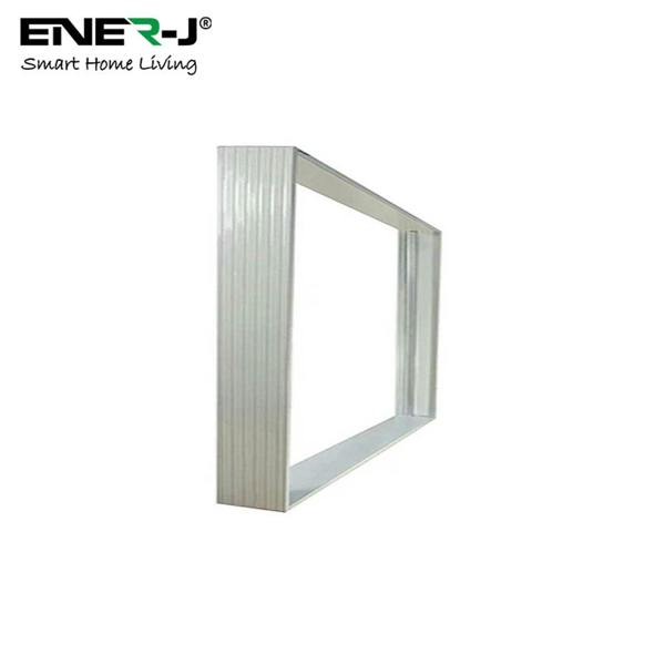 ENER-J LED Panel Foldable Screwless Surface Mounting Frame Box Kit for 30x120 Ceiling Panel, White Body