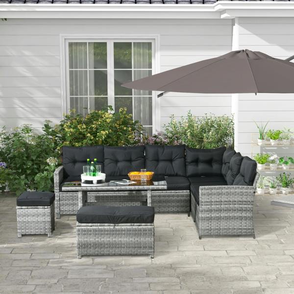 Rattan Sofa Set