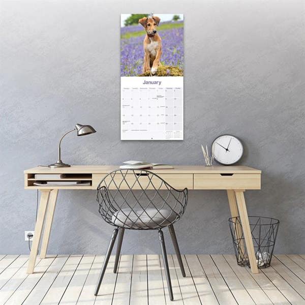 Lurcher Calendar 2027, Wall Calendars, Month To View, Dogs, Gift