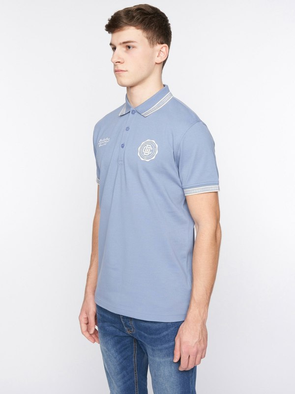 Duck and Cover Keyaan Polo - Blue