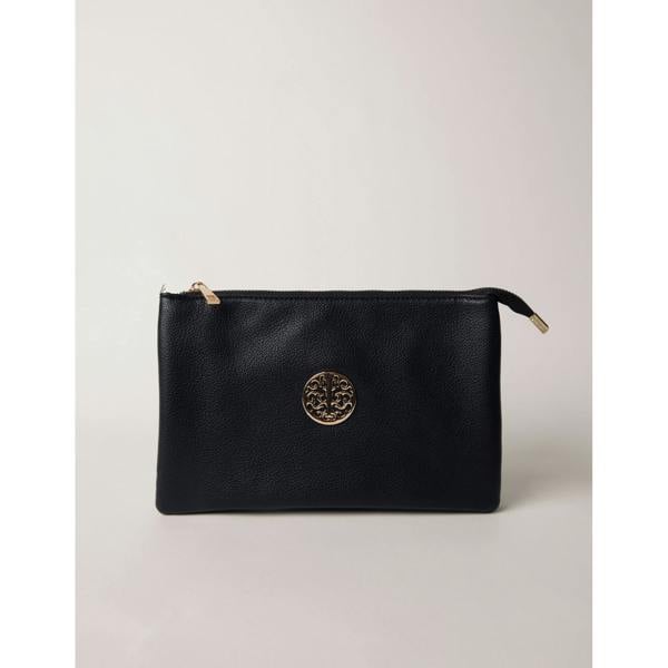 Blue Vanilla Clutch With Detachable Strap