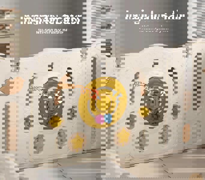 Dekko Baby Playpens Kids Safety Gate Toddler Fence Child Play Game Toy 14 Panels