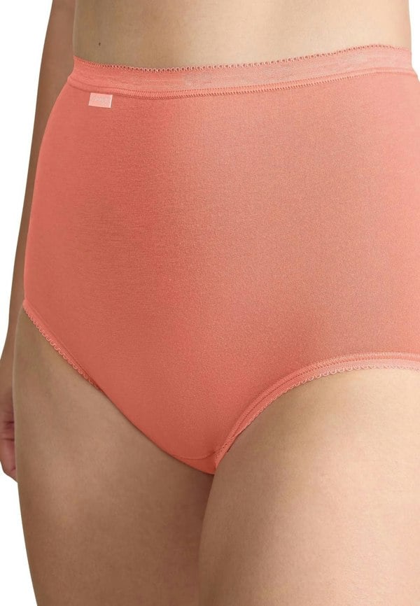 SloggiBriefs 3 - packBasic+ 3 - Pack Cotton Maxi Briefs, Apricot/White/OrangeBoxers - and - Briefs.net