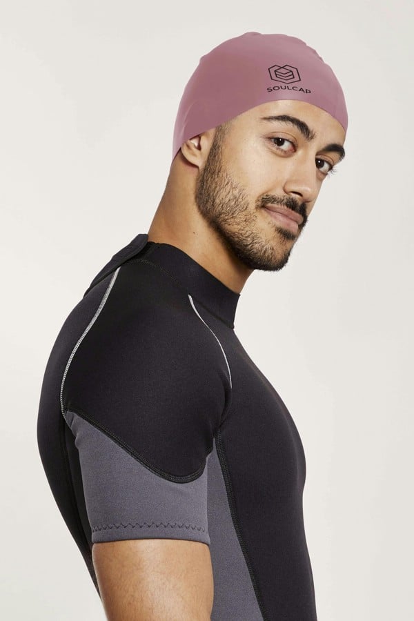 SOUL CAP Regular Swim Cap - Mesa Rose