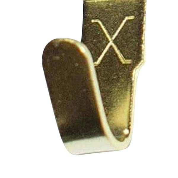 X Picture Hooks No 2 Brass Plated 4pk - One Colour - 