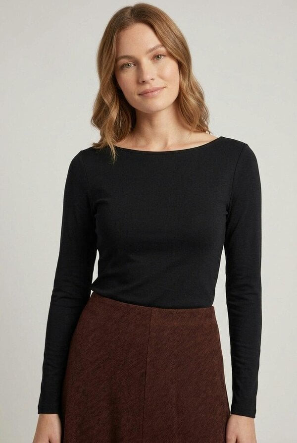 Izabel London High Waist Textured A-Line Maxi Skirt
