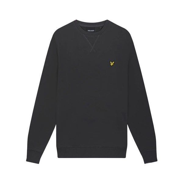 Lyle & Scott Mens Crew Neck Long-Sleeved Sweatshirt - Gunmetal