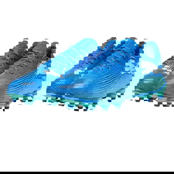 Puma Mens Future 7 Play Firm Ground Football Boots - Blue/White