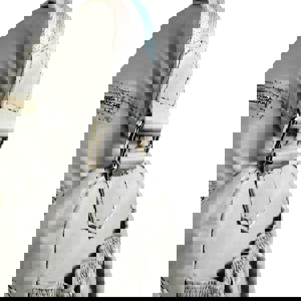 Assots London 'SUZANNE' Grey Lightweight Luxurious Baby Changing/Diaper Leather Crossbody Organiser Bag