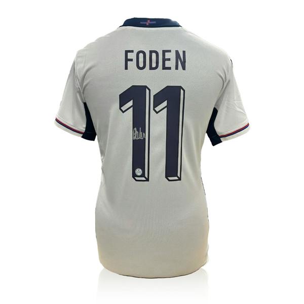 Phil Foden Signed England 2024 Shirt