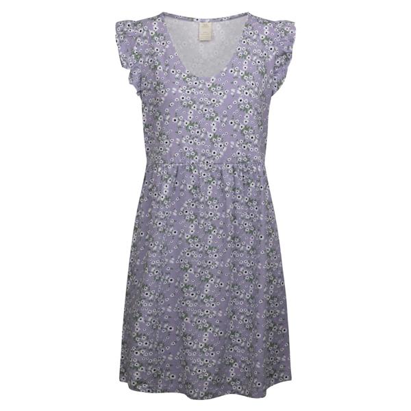 Trespass Womens/Ladies Gertha Daisy Jersey Dress - Grey/Light Pink - 