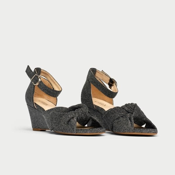 Calla Harper Shoes - Black Sparkle