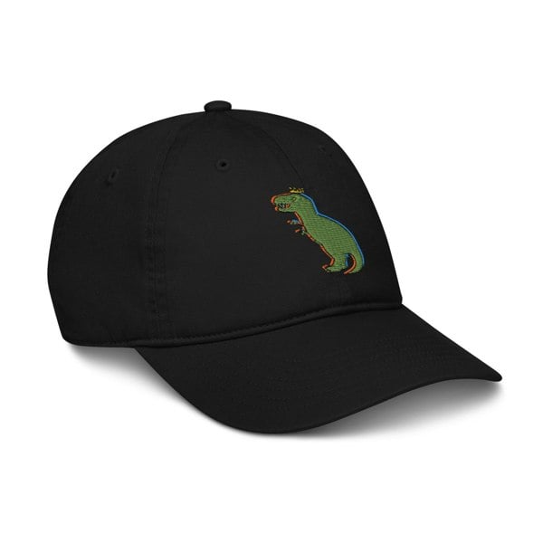 ANCHOR & CREW T-Rex Snap Dancin' In The Wild Organic Cotton Embroidered Baseball Cap