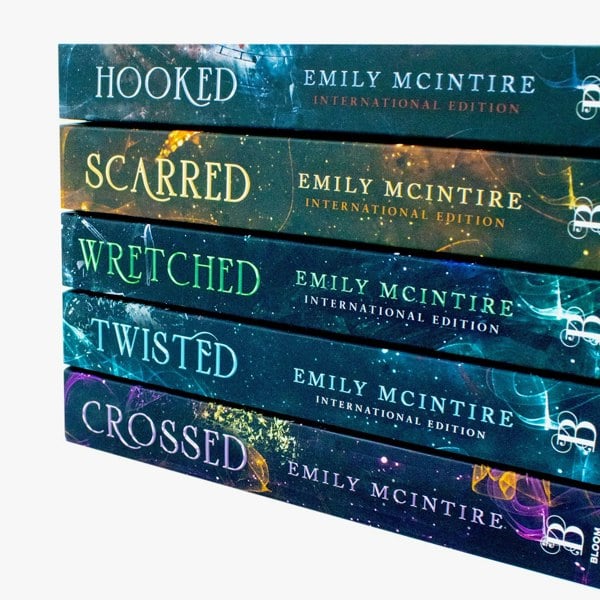 Bloom Books Never After Series by Emily McIntire 5 Books Collection Set