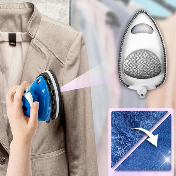 Duronic SI2 BE Mini Travel Steam Iron 375W Blue 50ml Variable Temperature for Holidays Quilting & Crafts