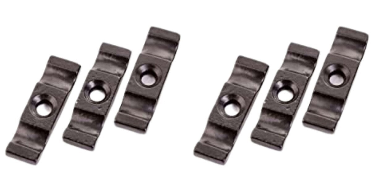 Haven Heritage 6 X Black Large 2" Turn Button Catches - Shed Door/Gate & Rabbit Hutch Latches