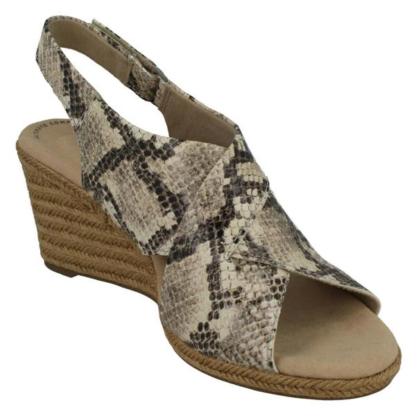 Clarks Ladies Clarks Slingback Wedge Heel Sandals Lafley Alaine