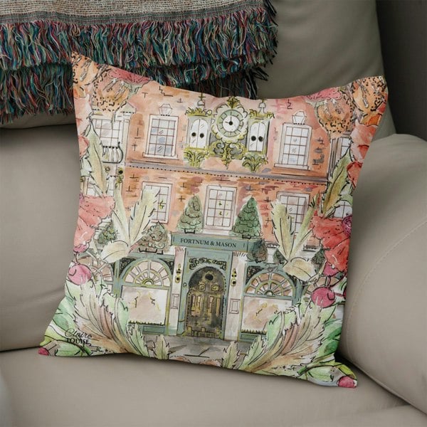 Claire Louise Fortnums In Full Bloom 45cm x 45cm Double Sided Cushion