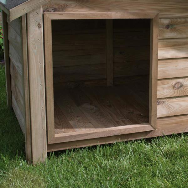 Cerland Willow Wooden Dog Kennel Medium 3 x 2.5 Outdoor Pet House Kennel
