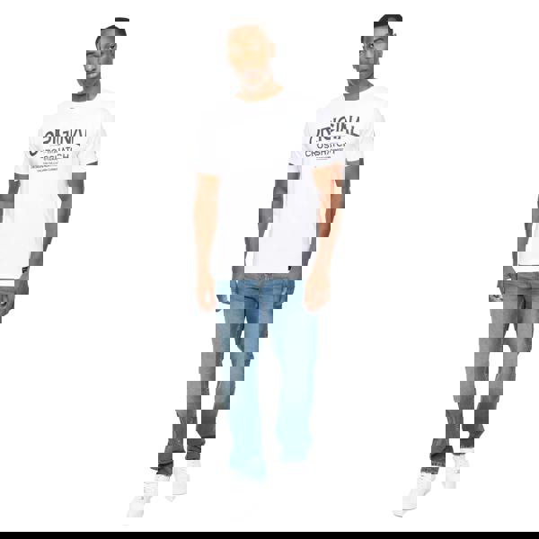 Crosshatch Mens Detendu Relaxed Fit Jeans - Mid Wash - 