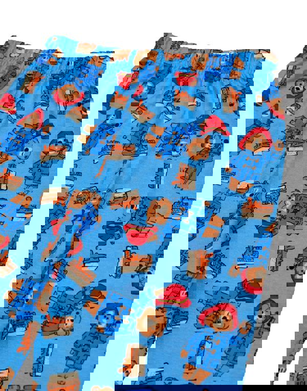 Paddington Bear Unisex Kids Blue Character Long Sleeve Long Leg Pyjama Set