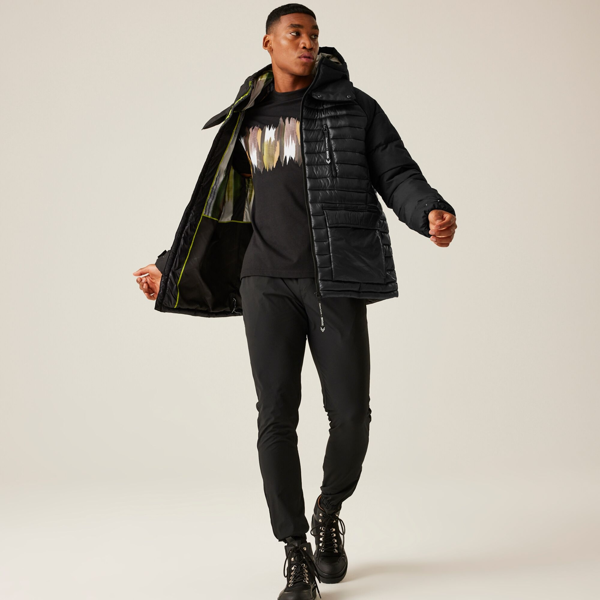 Regatta Mens Christian Lacroix Congenies Short Padded Jacket - Black