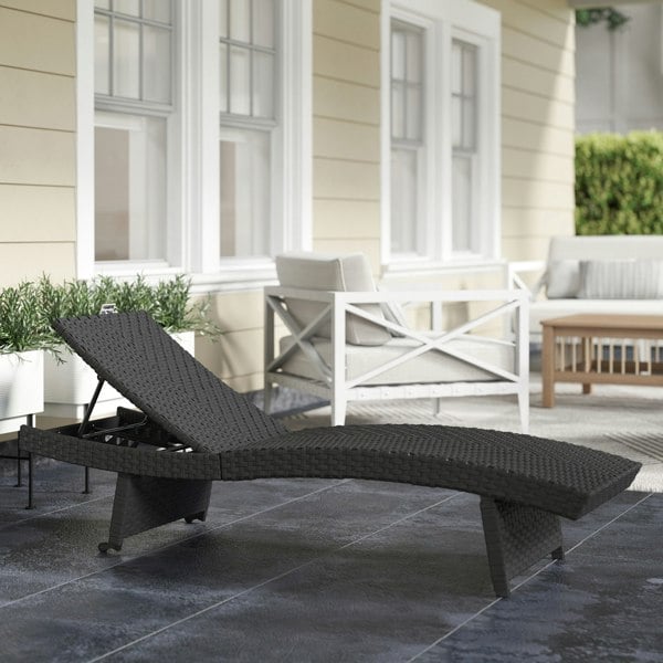 Rattan Sun Lounger