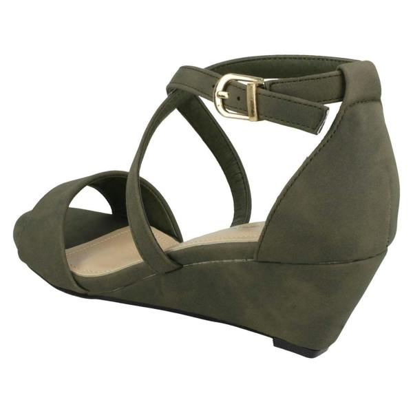 Anne Michelle Ladies Anne Michelle Wedge Sandal
