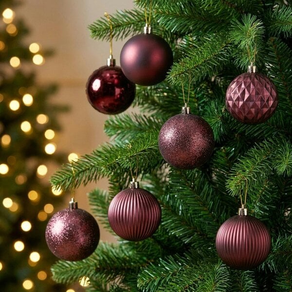Garden Greatness Mixed Finish Decorative Christmas Bauble Pack