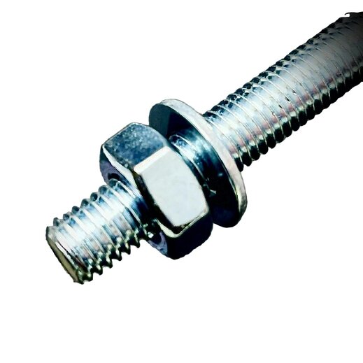Fixaball Chemical Anchor Resin Studs Plain End Chisel Tip Grade 5.8 Zinc BZP