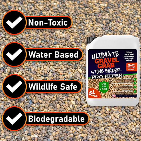 ProKleen Pro-Kleen Ultimate Gravel Grab Works on Gravel, Stone, Slate and Mulch 5L