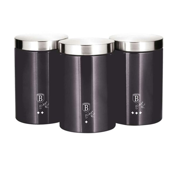 Kitchen Canister Set Berlinger Haus BH/6718 Carbon Pro Collection