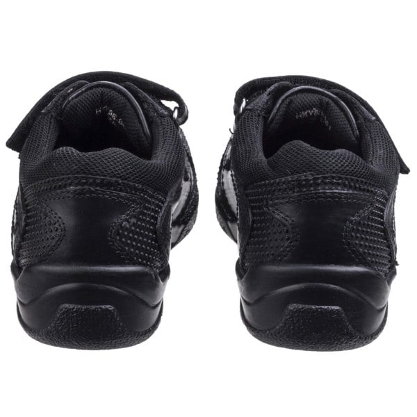 Hush Puppies Jezza Senior Leather Boys's Black Loafers