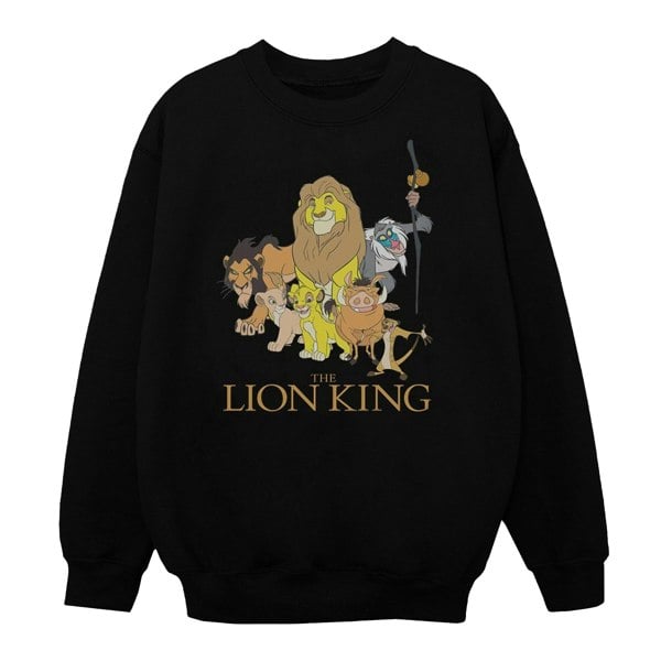 Disney Girls The Lion King Group Sweatshirt - Black