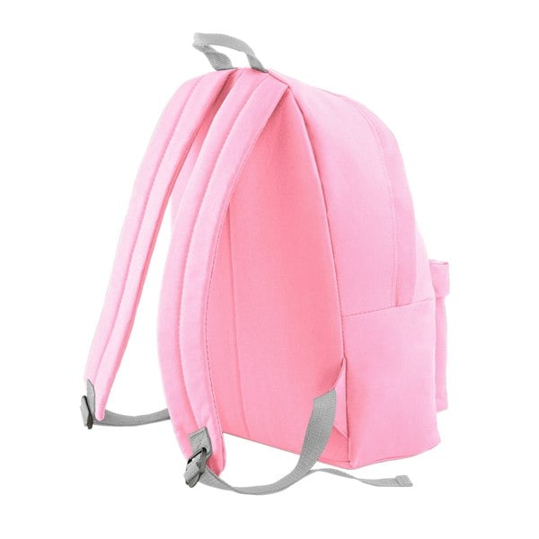 Bagbase Childrens/Kids Fashion Backpack - Classic Pink/Light Grey