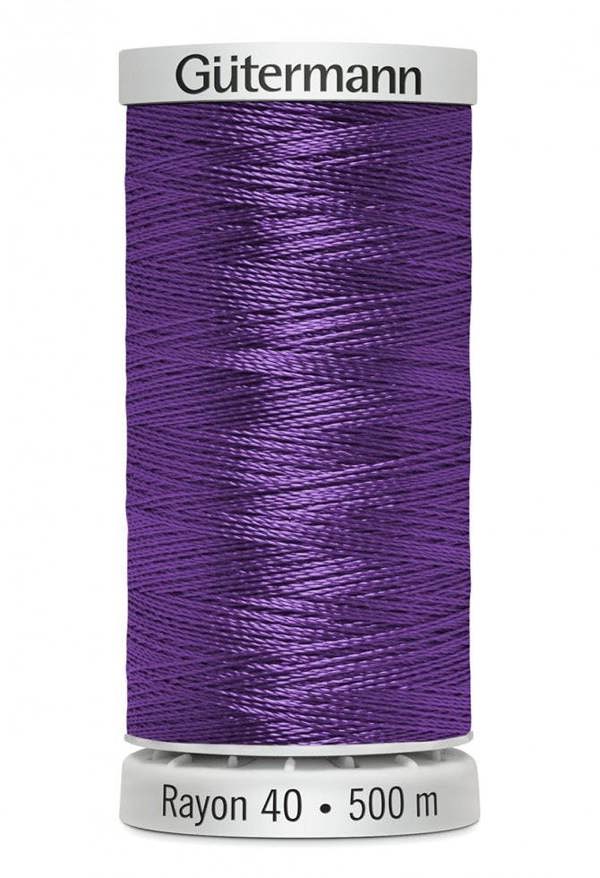 Gutermann No 40 Sulky Rayon Embroidery Thread 500m Rayon Thread Suitable For Embroidery