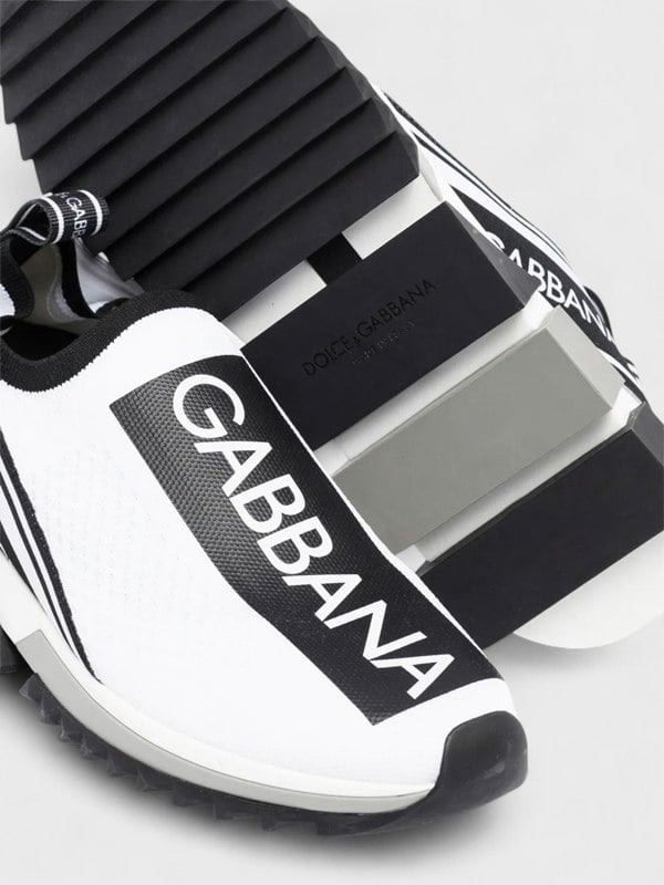 Dolce & Gabbana Sorrento Knit Trainers White - Supplied FashionDolce & Gabbana